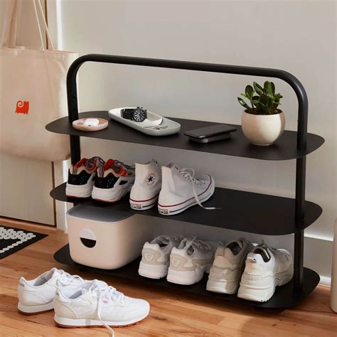 open spaces shoe rack dupe|open spaces entryway storage rack.